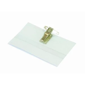 Névkitűző 'Sakura' csiptetős 90x56mm, biztosító tűvel és csiptetővel MF1206 1doboz/50db
