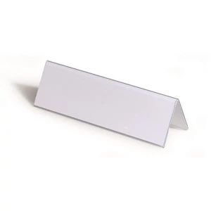 Névtábla tartó asztali 61/122x210mm DURABLE