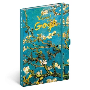 Notesz B/6 Vincent van Gogh 25 Vonalas, 11x16cm Realsystem 2025 kollekció!