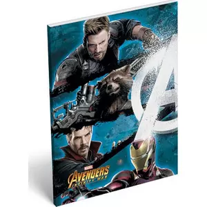 Notesz papírfedeles A/7 Avange Avengers Infinity War Battle 18' Jegyzetfüzet, Lizzy kollekció