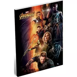 Notesz papírfedeles A/7 Avange Avengers Infinity War Heroes 18' Jegyzetfüzet, Lizzy kollekció