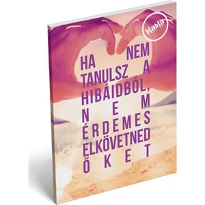 Notesz papírfedeles A/7 blabla, Hiba 18' Jegyzetfüzet Lizzy kollekció