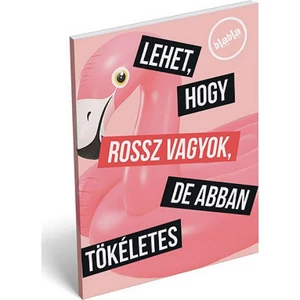 Notesz papírfedeles A/7 blabla, Tökéletes 18' Jegyzetfüzet Lizzy kollekció