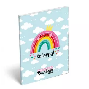 Notesz papírfedeles A7 Lollipop Happy Rainbow Lizzy kollekció