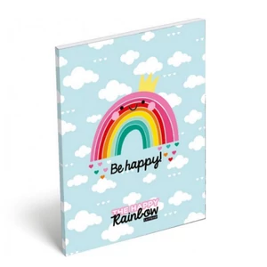 Notesz papírfedeles A7 Lollipop Happy Rainbow Lizzy kollekció