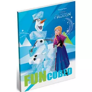 Notesz papírfedeles A/7 Frozen Jégvarázs, Frozen Fun 18' Jegyzetfüzet, Lizzy kollekció
