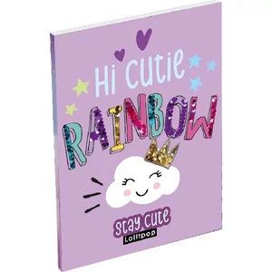 Notesz papírfedeles A7 Lizzy Lollipop Stay Cute Lizzy kollekció