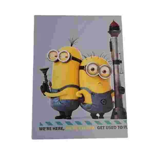 Notesz papírfedeles A7 Lizzy Minions, Yellow 