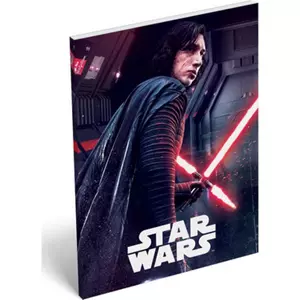 Notesz papírfedeles A/7 S.W. Star Wars 8 Kylo Ren 18' Jegyzetfüzet, Lizzy kollekció