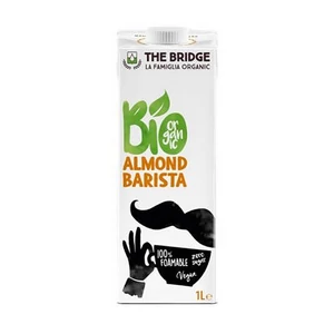 Növényi ital cukormentes bio dobozos 1 l THE BRIDGE Barista mandula