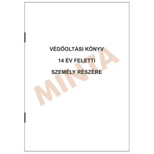Ny C 3337-11 Védőolt. k. Védőoltási könyv 14 év feletti személy részére