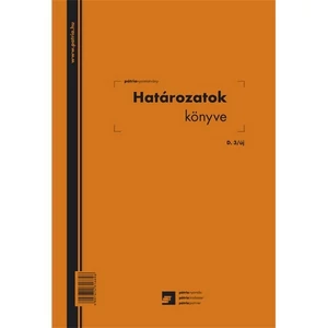 Ny D 3/új határozatok könyve Határozatok könyve
