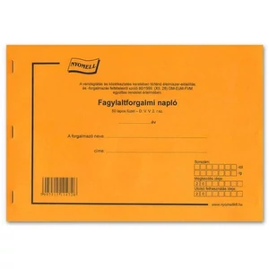 Ny D V V 2 Fagylaltforgalmi napló