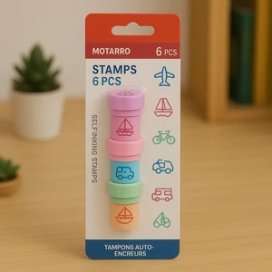 Nyomda szett járművek 6db-os átm:2,5cm 25