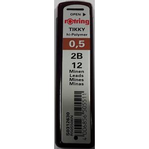 Nyomósironbetét 0,5 2B Tikky Rotring S0312630/R505506N