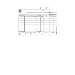 Ny B 12-111/V Készlet bev.biz. anyag/eszköz 8 tételes, fekvő A5, 25x4pl NVB12111