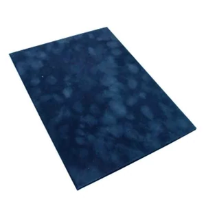 Oklevél tartó A/4 kék plüss Bluering
