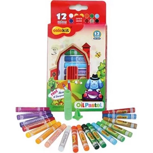 Olajpasztell 12 Flexoffice Colokit Oil pasztell 12színű Írószerek COLOKIT OP-C011