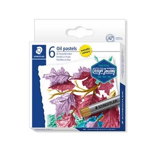 Olajpasztell kréta Staedtler 2420 M, 6 Különböző Metál Szín TS2420MC6C