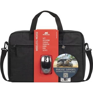 Oldaltáska notebook Rivacase 15, 6'' Wireless egér Regent 8038 fekete Iskolaszerek Rivacase 4260403573990