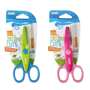 Olló 13,5cm Zig-zag junior 2 féle 131521