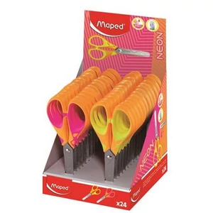 Olló 13 cm MAPED iskolai "Soft Neon" vegyes színek