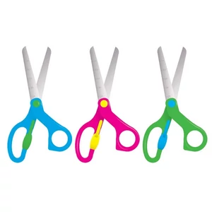 Olló 13cm Connect iskolai olló nyitás rásegítővel