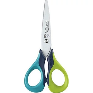 Olló 13cm Maped iskolai, balkezes, Sensoft IMA484590