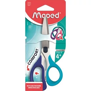 Olló 13cm Maped iskolai, Sensoft Asym, vegyes színek IMA484410