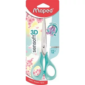 Olló 16cm Maped Sensoft 3D általános, rugalmas nyél, vegyes színekb Irodai kiegészítők MAPED 486214