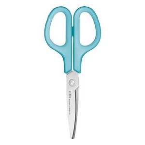 Olló általános balkezes 17,5 cm PLUS Fitcut Curve" világoskék