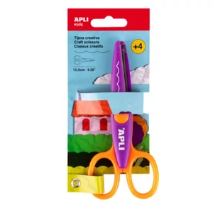 Olló kreatív 13cm Apli nagy hullám  olló 13,5cm 