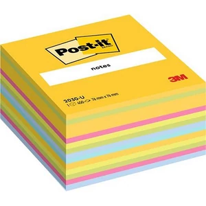 Öntapadó jegyzettömb 76x76 mm 450 lap 3M POSTIT vegyes színek