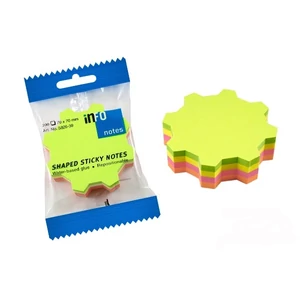 Öntapadó jegyzettömb Info Cubes GLN 54x68mm, 200lap fogaskerék