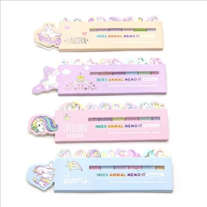 Öntapadó Jelölőcímke unikornisos sticky marker