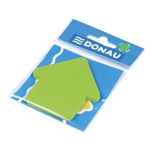Öntapadós jegyzettömb Donau nyíl formájú zöld 50lap/csom