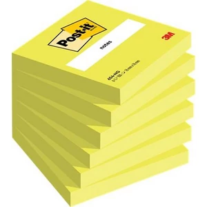 Öntapadós jegyzettömb 3MPostit 76x76 mm, 6x100 lap, neonzöld