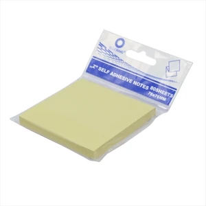 Öntapadós jegyzettömb 76x76mm 80lap, "Z" Bluering sárga