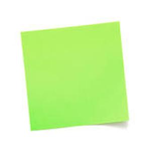 Öntapadós jegyzettömb 75x75mm Economix 100lapos zöld 4044572209320 jegyzettömb