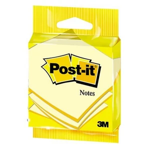 Öntapadós jegyzettömb 76x76mm 100 lap, 3M POSTIT, sárga LP6820B