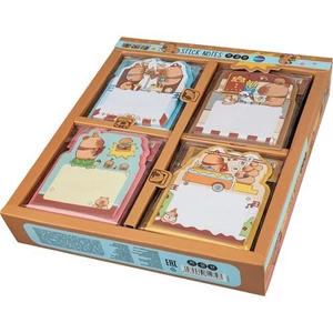 Öntapadós jegyzettömb CAPYBARA Centrum75x90mm 50 lapos vegyes 81272