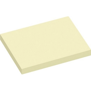 Öntapadós jegyzettömb Info Notes 100x75 mm 100 lapos sárga