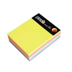 Öntapadós jegyzettömb Stick N 101x76 mm, 280 lap, Magic Cube neon színek