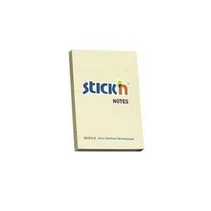 Öntapadós jegyzettömb Stick N 76x51 mm, 100 lap, pasztellsárga