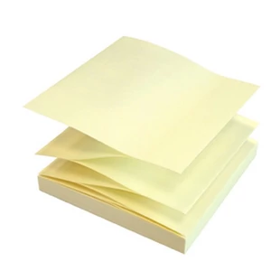 Öntapadós Z jegyzettömb 75x75 sárga GLN 100lap info notes 5644-01