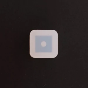Öntőforma szilikon átlátszó kocka 1,5 x 1,5 x 1,2 cm 5 db/csom