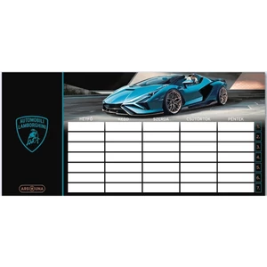 Órarend Ars Una 24'' Lamborghini (5336) autó Öntapadós füzetcímke 3ívx6db
