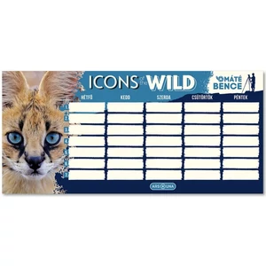 Órarend Ars Una Egylapos 25' Icons Of The Wild-Serval 50495030 prémium minőség