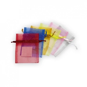 Organza tasak karácsonyi általános vegyes színek 7,5x10cm 2007-016