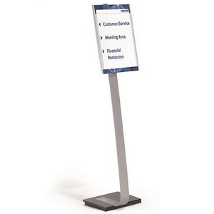Padlóállvány A3 DURABLE INFO SIGN ezüst 